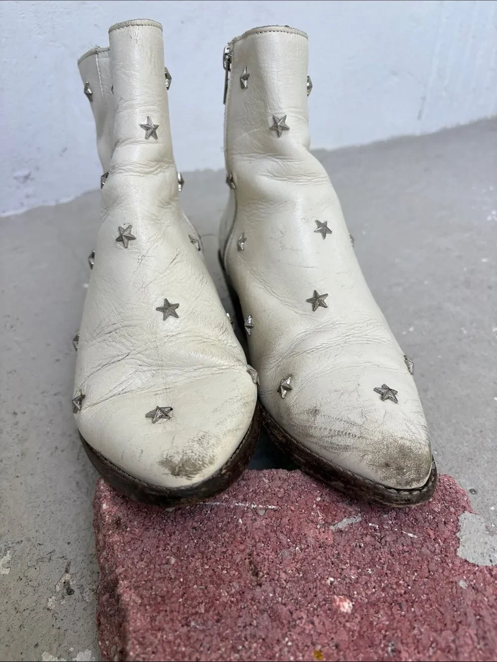 Distressed  Zadig & Voltaire Tyler Booties